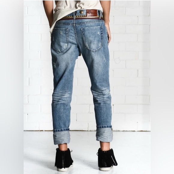 NEW One Teaspoon Awesome Baggies | Aztec Santa Cruz - Picture 5 of 15